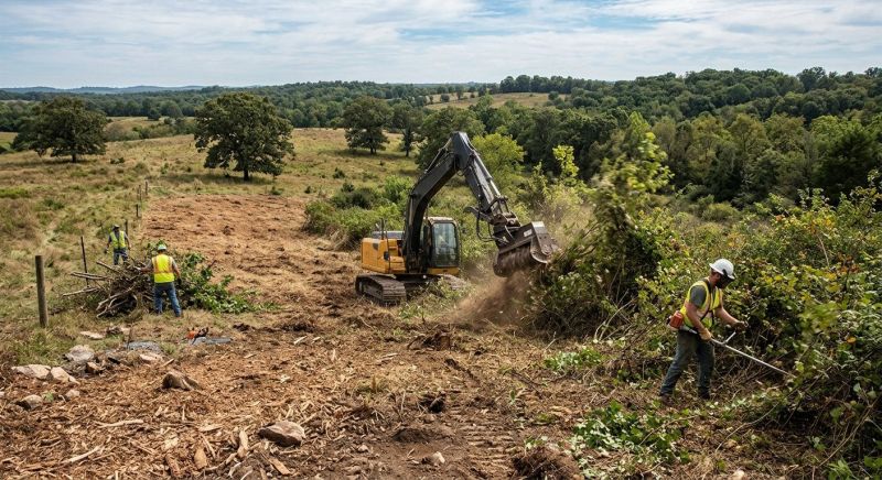 Construction Site Land Clearing in Cumming, GA